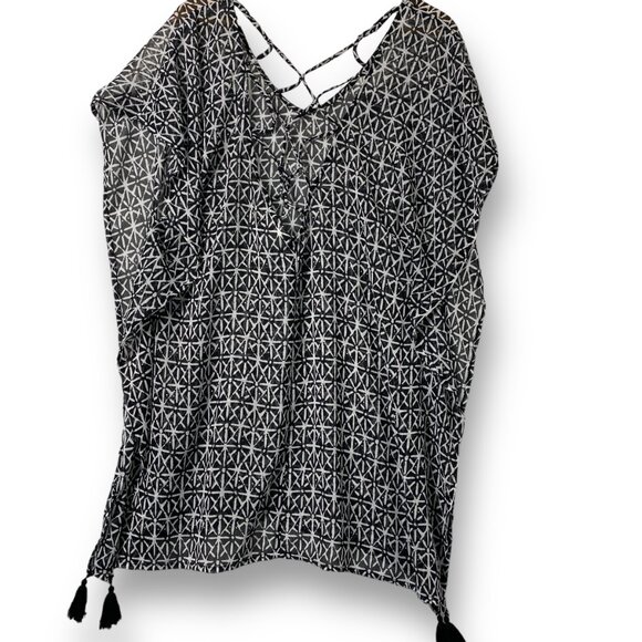 Kona Sol Sheer Swim Beach Cover Up Sz L - Picture 4 of 4